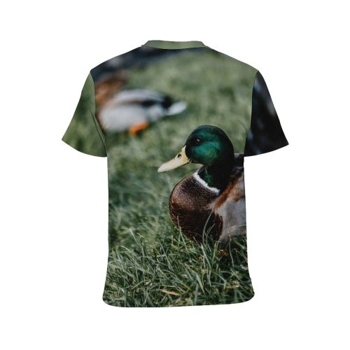 yanfind Adult Full Print T-shirts (men And Women) Avian Beak Biology Bird Creature Drake Duck Fauna Feather Flock Fowl From