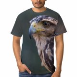 yanfind Adult Full Print T-shirts (men And Women) Flight Bird Beak Eagle Portrait Fly Hunter Wildlife Feather Raptor Avian