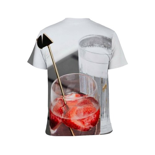 yanfind Adult Full Print T-shirts (men And Women) Wood Summer Cocktail Health Fruit Juicy Delicious Juice Cool Vodka