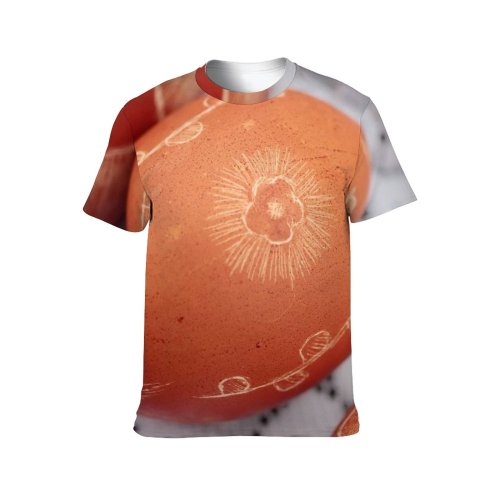 yanfind Adult Full Print T-shirts (men And Women) Wood Vacation Broken Breakfast Easter Egg Chicken Rustic Ingredients Traditional Shell Boiling