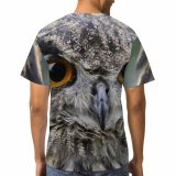 yanfind Adult Full Print T-shirts (men And Women) Bird Beak Eagle Portrait Outdoors Wild Hunter Wildlife Feather