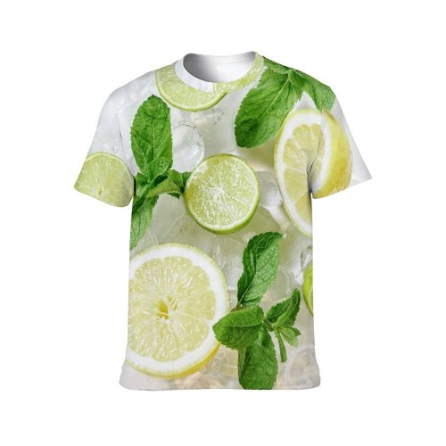yanfind Adult Full Print T-shirts (men And Women) Citrus Cool Delicious Freshness Fruit Glass Health Healthy Icee Juice