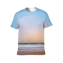 yanfind Adult Full Print T-shirts (men And Women) Arch Beach Cloudy Coast Coastline Colorful Country Embankment Foam Journey Leisure Marine