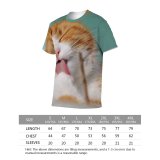 yanfind Adult Full Print T-shirts (men And Women) Cat Cute Pet