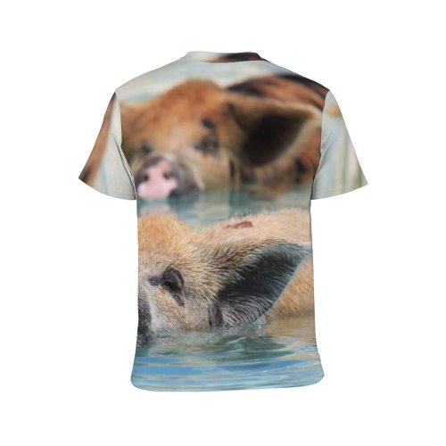 yanfind Adult Full Print T-shirts (men And Women) Sea Young Outdoors Wild Wildlife Little Ecology