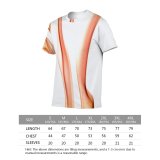 yanfind Adult Full Print Tshirts (men And Women) Fire Flame Abstract Lines Soft Magic Trail Light Flow Concept