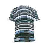 yanfind Adult Full Print T-shirts (men And Women) Architectural Design Architecture Beautiful Building City Clouds Construction Downtown Exterior Facade Glass