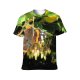 yanfind Adult Full Print Tshirts (men And Women) Tropical Forest Tree Plants Natural Habitat Butterfly Insect Flora Fauna Outdoors