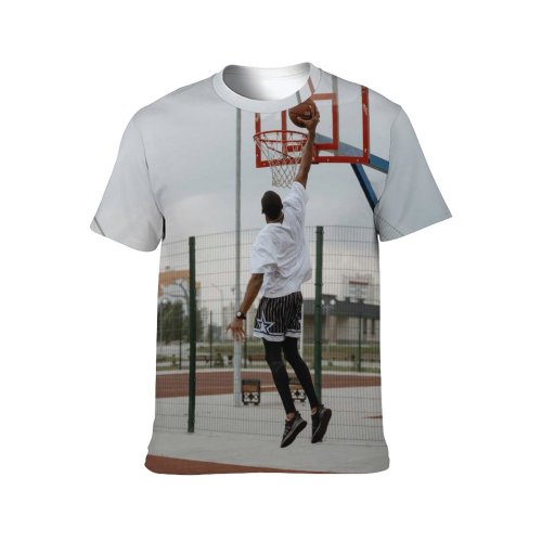 yanfind Adult Full Print T-shirts (men And Women) Street School Athlete Exercise Outdoors Action Soccer Leisure Recreation Field Sports