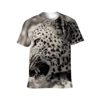 yanfind Adult Full Print T-shirts (men And Women) Portrait Cat Wild Leopard Safari Wildlife Cheetah Panthera Big Kruger