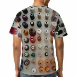 yanfind Adult Full Print T-shirts (men And Women) Bobbin Diversity Flatlay Organized Rainbow Reel Sewing Sorted Variety Yarn