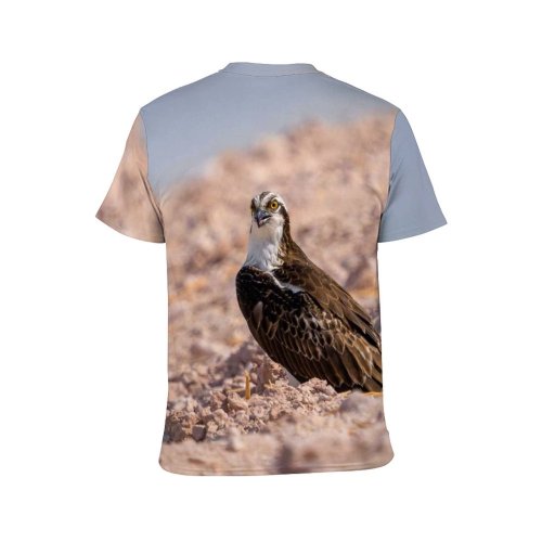 yanfind Adult Full Print T-shirts (men And Women) Flight Bird Beach Sand Desert Ground Freedom Beak Eagle Outdoors Wild Wildlife