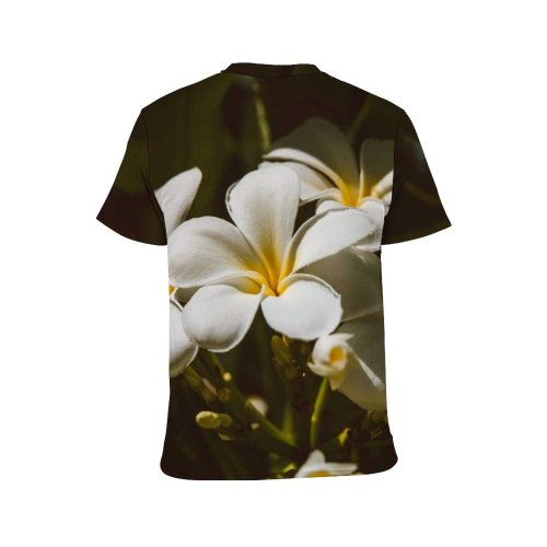 yanfind Adult Full Print T-shirts (men And Women) Summer Garden Leaf Flora Growth Blooming Tropical Zen Flores Delicate