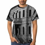 yanfind Adult Full Print T-shirts (men And Women) City Street Building Travel Castle Home Government Outdoors Tourism Town Facade Theater