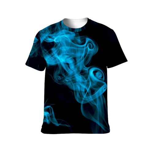 yanfind Adult Full Print T-shirts (men And Women) Abstract Burn Isolated Spirit Trail Twirl
