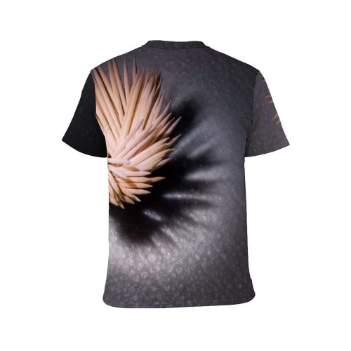 yanfind Adult Full Print T-shirts (men And Women) Abstract Biting Clean Design Elegance Isolated Macro Pick Sharp Skewer Tooth Toothpick
