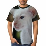 yanfind Adult Full Print T-shirts (men And Women) Adorable Cat Cute Kitten Macro Pet