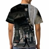 yanfind Adult Full Print T-shirts (men And Women) Aged Anonymous Architecture Asphalt Building City Cityscape Contemporary Danger District Downtown