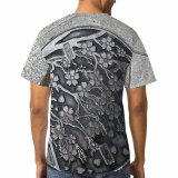 yanfind Adult Full Print T-shirts (men And Women) Alley Area Cement City Construction Daylight Daytime Decor Design Detail District Floral