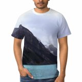 yanfind Adult Full Print T-shirts (men And Women) Altitude Boulder Cliff Cloud Cloudy Erosion Forest Formation Geology Height High Highland