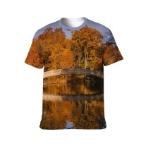 yanfind Adult Full Print T-shirts (men And Women) Aged America Architecture Autumn Sky Bow Calm Central Park City