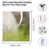 yanfind Great Martin Canvas Tote Bag Double Butterfly Insect Invertebrate Photo Stock white-style1 38×41cm