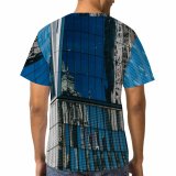 yanfind Adult Full Print T-shirts (men And Women) Accommodation Architecture Attract Building Capital Center City Cloudless Condominium Construction Contemporary Corporate