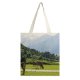 yanfind Great Martin Canvas Tote Bag Double Field Grassland Outdoors Cow Countryside Farm Rural Kyrgyzstan Pasture Meadow Grazing Ranch white-style1 38×41cm