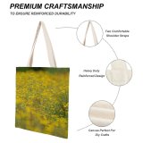 yanfind Great Martin Canvas Tote Bag Double Field Grassland Outdoors Countryside Farm Rural Meadow Plant Wales Wildflower Spring white-style1 38×41cm