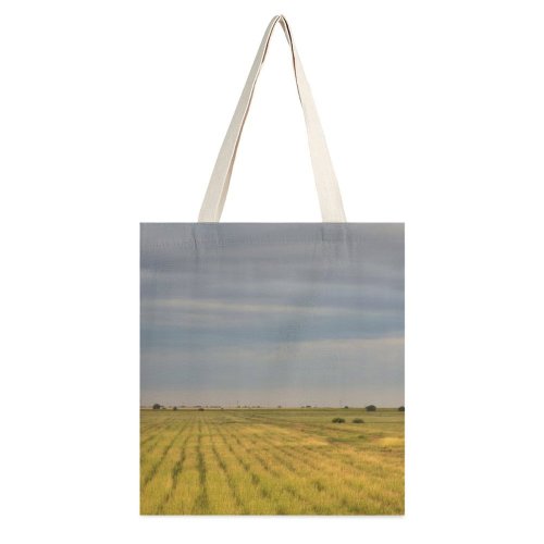 yanfind Great Martin Canvas Tote Bag Double Field Outdoors Grassland Countryside Agriculture Land Farm Rural Plant Meadow Landscape Pasture white-style1 38×41cm