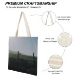 yanfind Great Martin Canvas Tote Bag Double Field Outdoors Grassland Farm Countryside Rural Pasture Meadow Ranch Grass Plant white-style1 38×41cm