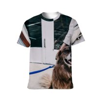 yanfind Adult Full Print T-shirts (men And Women) Adorable Anonymous Calm Caress Casual Cheerful Content Creature Crop Cute Dog