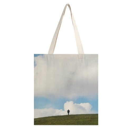 yanfind Great Martin Canvas Tote Bag Double Field Grassland Outdoors Bibbona Li Italia Sky Countryside Mound Grass Plant Cloud white-style1 38×41cm