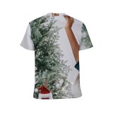 yanfind Adult Full Print T-shirts (men And Women) Anonymous Arm Raised Assorted Ball Bauble Branch Celebrate Christmas Tree Coniferous