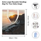 yanfind Great Martin Canvas Tote Bag Double Cristo Rei Timor white-style1 38×41cm