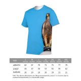 yanfind Adult Full Print T-shirts (men And Women) Accuracy America Beak Bird Sky Cloudless Construction Daytime Eagle Fast Fauna Feather