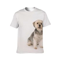 yanfind Adult Full Print T-shirts (men And Women) Adorable Attentive Calm Charming Comfort Space Creature Curious Cute Dog Expressive