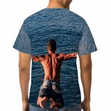yanfind Adult Full Print T-shirts (men And Women) Action Active Athlete Barefoot Coast Energy Foliage Freedom From Above Hobby