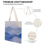 yanfind Great Martin Canvas Tote Bag Double Crest Range Outdoors Public Domain white-style1 38×41cm