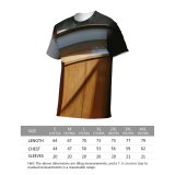 yanfind Adult Full Print T-shirts (men And Women) Aged Desk Empty Floor Grow Home Idyllic Mirror Natural