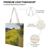 yanfind Great Martin Canvas Tote Bag Double Field Grassland Outdoors Countryside Farm Rural Meadow white-style1 38×41cm