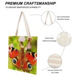 yanfind Great Martin Canvas Tote Bag Double Butterfly Insect Invertebrate Bee Honey Photo Plant Creative Commons white-style1 38×41cm