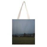 yanfind Great Martin Canvas Tote Bag Double Field Grassland Outdoors Grey Countryside Paddy Land Tree Plant Vegetation Scenery Abies white-style1 38×41cm
