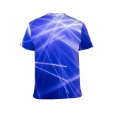 yanfind Adult Full Print T-shirts (men And Women) Abstract Artificial Backdrop Beam Colorful Space Creative Design Diffuse Dusk Dynamic Energy