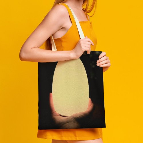 yanfind Great Martin Canvas Tote Bag Double Egg Fire Flame Candle Stock white-style1 38×41cm