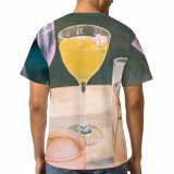 yanfind Adult Full Print T-shirts (men And Women) Alcohol Alcoholic Beverage Bar Cocktail Glasses Drinks Glass Icee Juice Lemon Lime