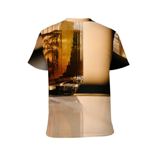 yanfind Adult Full Print T-shirts (men And Women) Alcohol Bar Counter Beverage Bitter Citrus Cocktail Cool Space Cubes Drinks