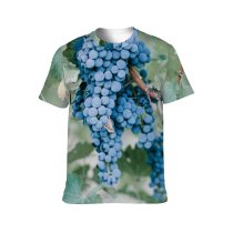 yanfind Adult Full Print T-shirts (men And Women) Agriculture Agronomy Berry Branch Bunch Countryside Cultivate Farm Farmland Foliage Garden
