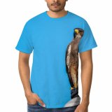 yanfind Adult Full Print T-shirts (men And Women) Accuracy America Beak Bird Sky Cloudless Construction Daytime Eagle Fast Fauna Feather