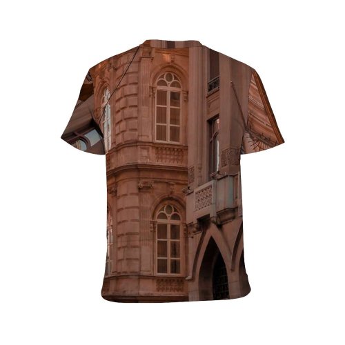 yanfind Adult Full Print T-shirts (men And Women) Aged Ancient Architecture Area Attract Building Carve City Classic Complex Construction